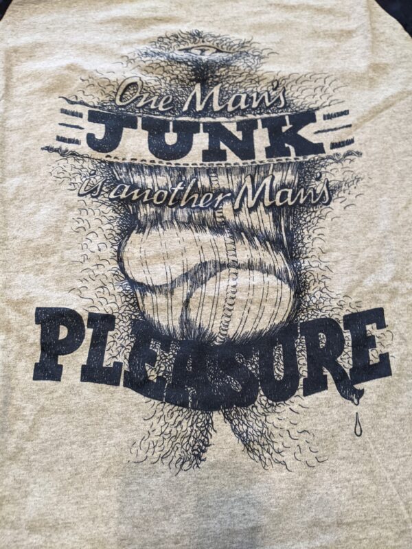 One Man's Junk Jock Baseball Tee