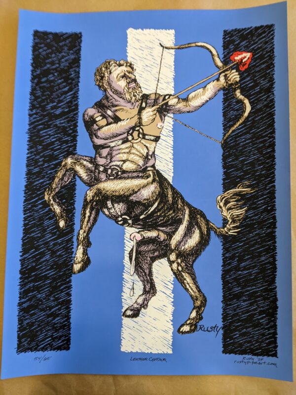 Leather Pride Centaur Poster