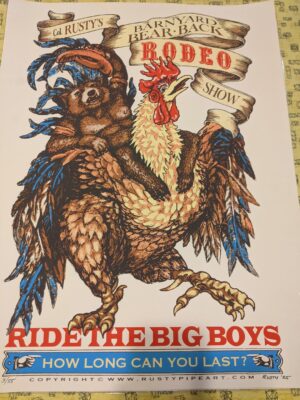 Cock Rider Rodeo Show Poster