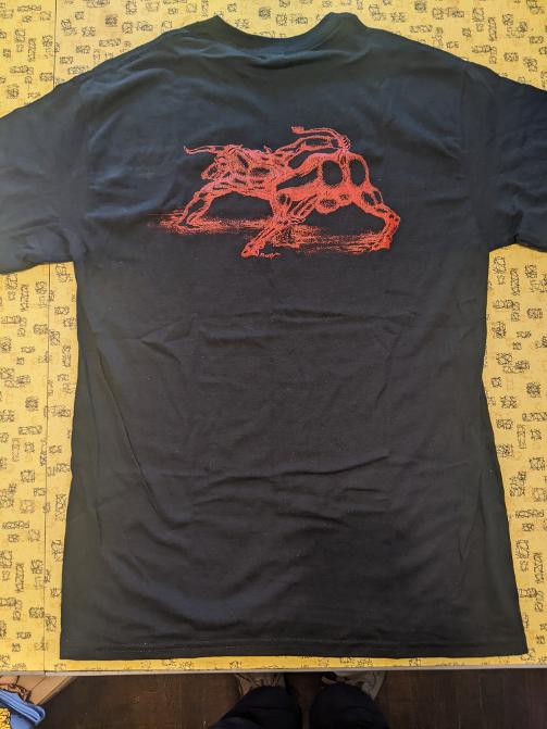 Minotaur Power Bottom Tee 2 Rusty Pipe Art Graphics and Tees Rusty Pipe Art Graphics and Tees Minotaur Power Bottom Tee - Image 2