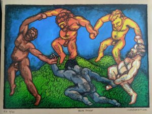 Bear Dance Poster (after Matisse)