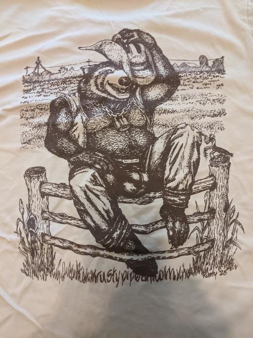 Country Bear Tee 1 Rusty Pipe Art Graphics and Tees Rusty Pipe Art Graphics and Tees Country Bear Tee