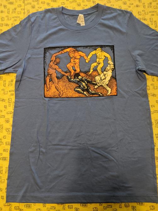 "Matisse" Bear Dance Tee 2 Rusty Pipe Art Graphics and Tees Rusty Pipe Art Graphics and Tees "Matisse" Bear Dance Tee - Image 2